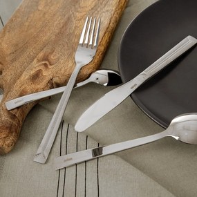 Tacâmuri argintii din oțel inoxidabil 24 buc. Bright – Orion