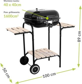 Grătar cu cărbune MIR350