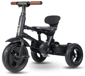 QPlay - Tricicletă pentru copii RITO DELUXE 6în1, gri