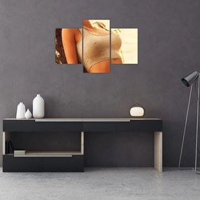 Tablou - Femeia lângă pom (90x60 cm)