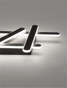 Lustra/Plafoniera LED design modern WILLOW Black