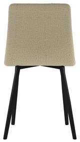 STONES Scaun acoperit cu material textil ușor de curățat.  Picioare din metal vopsit46cm X 55cm H. 87.5cm | Aosom Romania