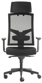 Scaun de birou Vesel Plus, negru