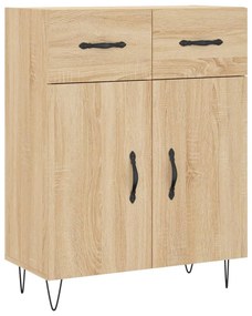 vidaXL Dulap, stejar sonoma, 69,5x34x90 cm, lemn compozit