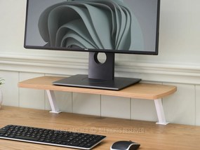 Masă PC Matts 140 (stejar + alb). 1109790