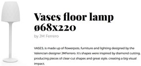 CORP DE ILUMINAT LED DECORATIV VASES FLOOR LAMP H-220cm