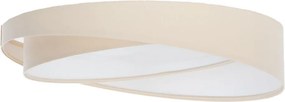 Plafonieră LED dimabilă SM GALAXY M, LED/24W/230V, Ø 55 cm, crem/alb + telecomandă