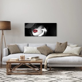 Tablou - Femeie cu pălărie (120x50 cm)