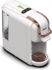 La mâna a doua: Espressor cafea macinata si capsule 8in1 Oliver Voltz OV51171M8R, 1450W, 19 bar, Alb/Auriu