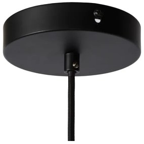 Lustră pe cablu OPHELIA 1xE27/40W/230V d. 20 cm neagră Lucide 20419/20/30