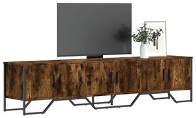 vidaXL Dulap TV, stejar fumuriu, 180x34x41 cm, lemn prelucrat