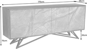 Comoda design unicat Mountain Soul 175cm
