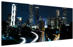 Tabloul metropolei nocturne (120x50 cm)