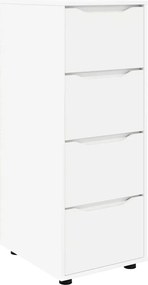 vidaXL Dulap de depozitare Alb 40 x 48 x 105 cm Lemn compozit