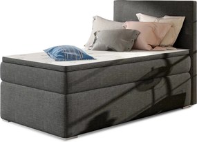 Pat lemn masiv BoxSpring Rocco 90x200 - Sawana 05, Dreapta