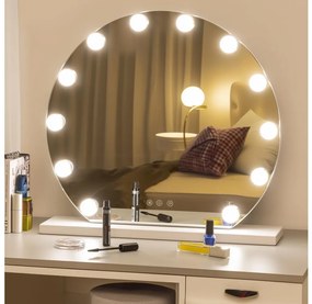 Oglindă LED dimabilă pentru machiaj Brilagi HOLLYWOOD LED/12W/230V 3000/4000/6500K