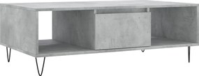 vidaXL Masă de cafea, gri beton, 104x60x35 cm, lemn compozit