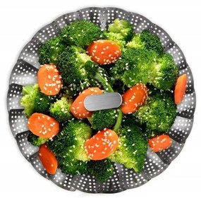 Accesoriu pentru fiert la aburi Banquet cu suport telescopic Culinaria, 23 cm