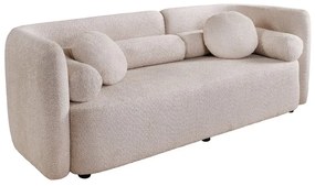 Canapea moderna, Tesatura Boucle, Bej, ART DECO 200cm, A-44509 VC