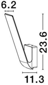 Aplica perete LED ambientala de exterior IP65 VITORIA NVL-8401030