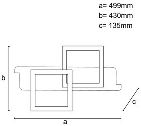 Plafonieră LED dimabilă LED/85W/230V 3000-6500K + telecomandă