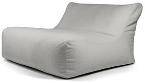 Fotoliu bean bag gri deschis cu tapițerie din țesătură bouclé Sofa Lounge – SLOWDOWN