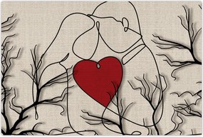 Tablou - Pereche îndrăgostită (90x60 cm)