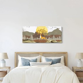 Tablou cu cerb (120x50 cm)
