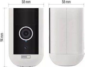 Cameră de supraveghere inteligentă de exterior cu senzor de mișcare GoSmart 5V IP65 Wi-Fi Tuya