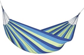 Hamac albastru-verde pentru 2 persoane, HAMMOCK 200x150 cm