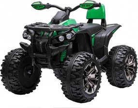 ATV Electric cu acumulator pentru copii NOVOKIDS™ PowerQuad PRO , Cu melodii si lumini, Lungime 103 cm, 3-8 ani , Max 35 kg , Roti EVA, 12V, 4