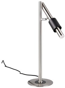 Veioză neagră-argintie LED (înălțime 50 cm) Ikaris – Trio Select