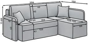 Coltar extensibil Hadson pe dreapta Sola 6