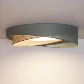 BRILAGI-LED Plafonieră VELVET TWIST LED/24W/230V 4000K Ø 55 cm verde/bej.