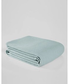 Cuvertură verde-mentă din bumbac pentru pat dublu 200x230 cm Serenity – Mijolnir