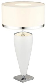 Veioza/Lampa de masa inalta design elegant LORENA alb