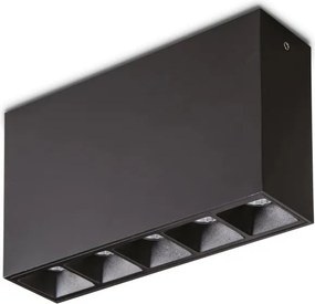 Spot LED aplicat tavan LIKA PL 12,5W 3000K NERO