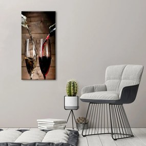Tablou canvas Vin în pahare