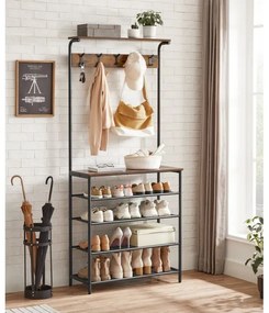 Cuier de podea NAVOR, maro/negru