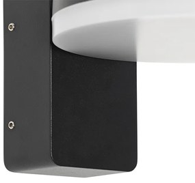 Lampă de perete modernă exterioară neagră cu LED inclus IP54 - Esmee