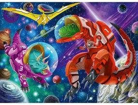 PUZZLE DINOZAURI IN SPATIU, 200 PIESE - RAVENSBURGER (RVSPC12976)