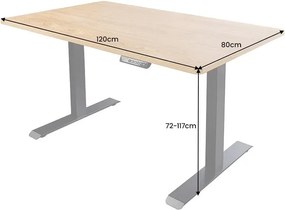 Birou cu inaltime reglabila electrica Oak Desk 120cm