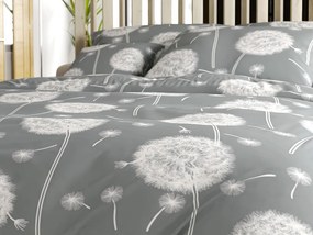 Lenjerie de pat din bumbac DANDELION BLEND gri Dimensiune lenjerie de pat: 70 x 90 cm | 140 x 200 cm