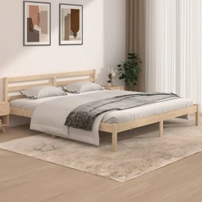 810445 vidaXL Cadru de pat Super King, 180x200 cm, lemn masiv de pin