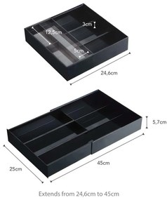 Organizator pentru sertare din plastic Tower – YAMAZAKI