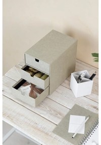 Cutie cu 3 sertare Bigso Box of Sweden Ingrid, bej
