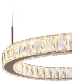 Zuma Line MD3713-2-3GT - Lustră LED suspendată pe cablu GIRONA, LED/36W/230V, roz auriu