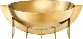 Vas decorativ din otel inoxidabil design LUX Bismarck, auriu 112884 HZ