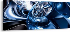 Tablou cu abstracție - cercuri (120x50 cm)