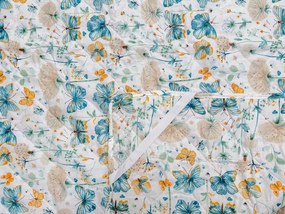 Cuvertura de pat ELIVINE alba, 100% bumbac Dimensiune: 170 x 210 cm